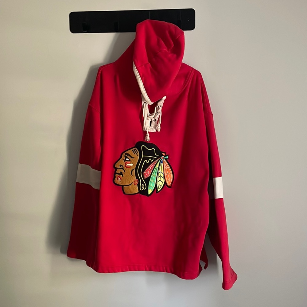 Chicago Blackhawks Hoodie VINTAGE with laces